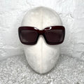 CHRISTIAN DIOR - Extralight burgundy sunglasses