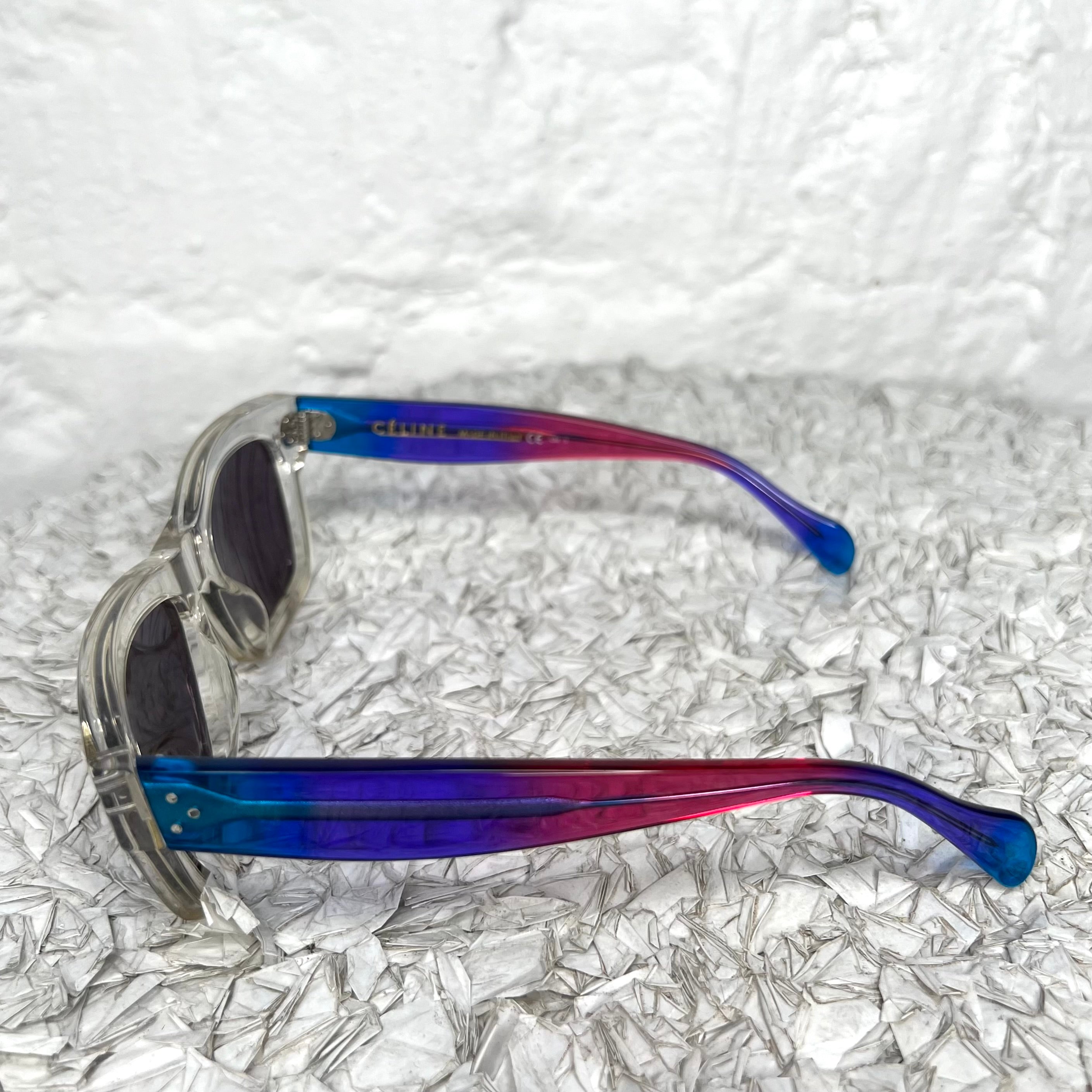 CELINE - Rainbow oversized sunglasses