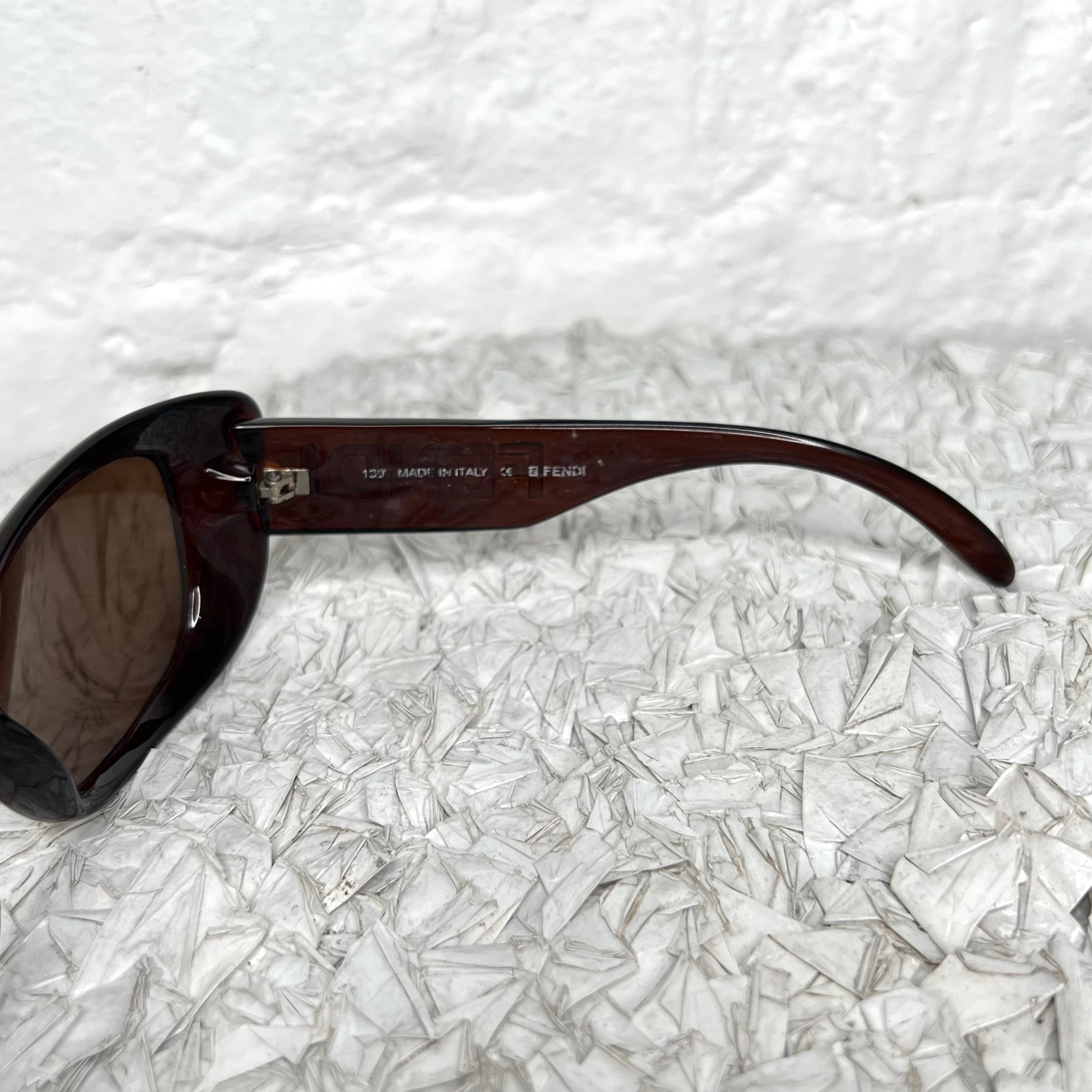 FENDI - Brown FS151 large shades