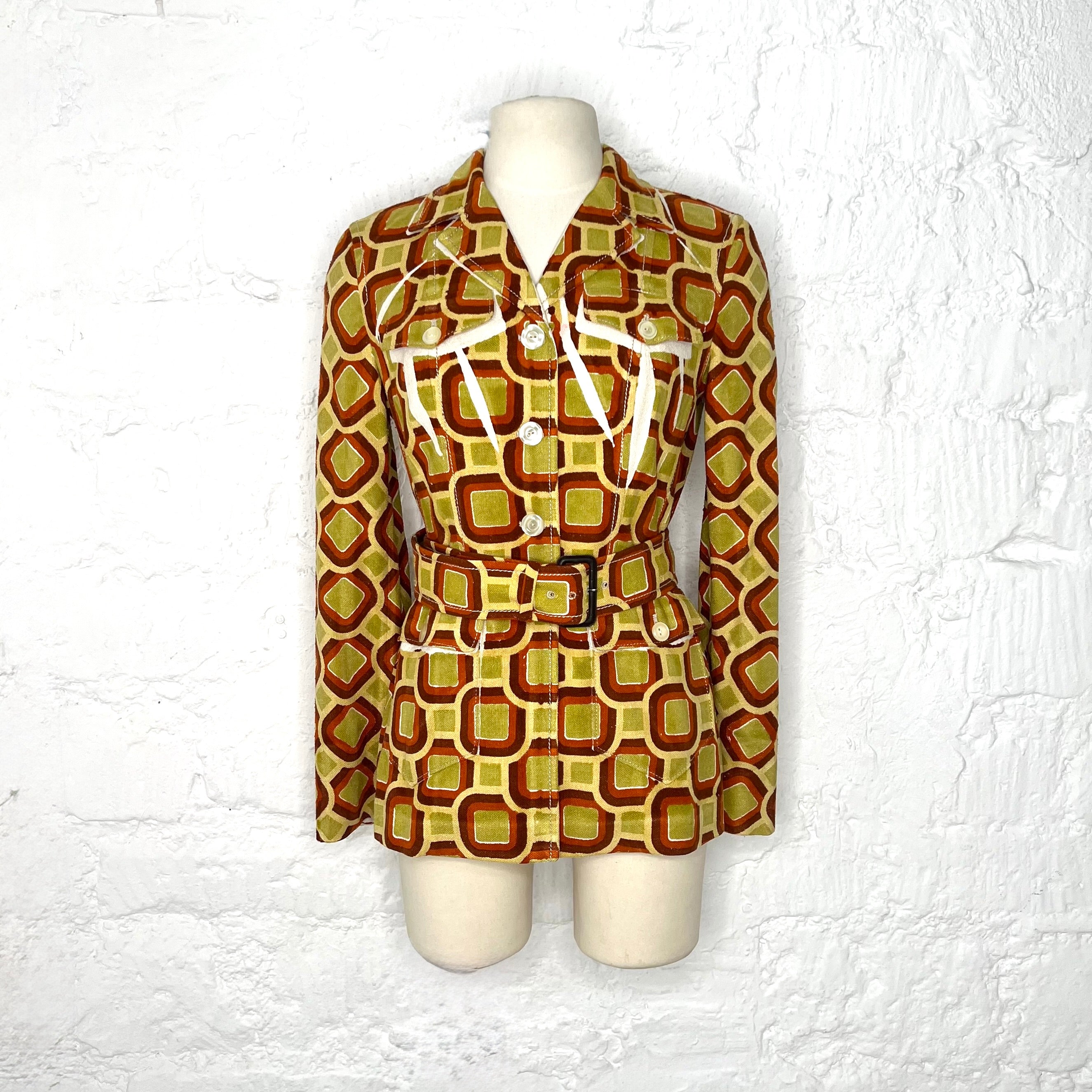 PRADA - Multicolor vintage pattern jacket