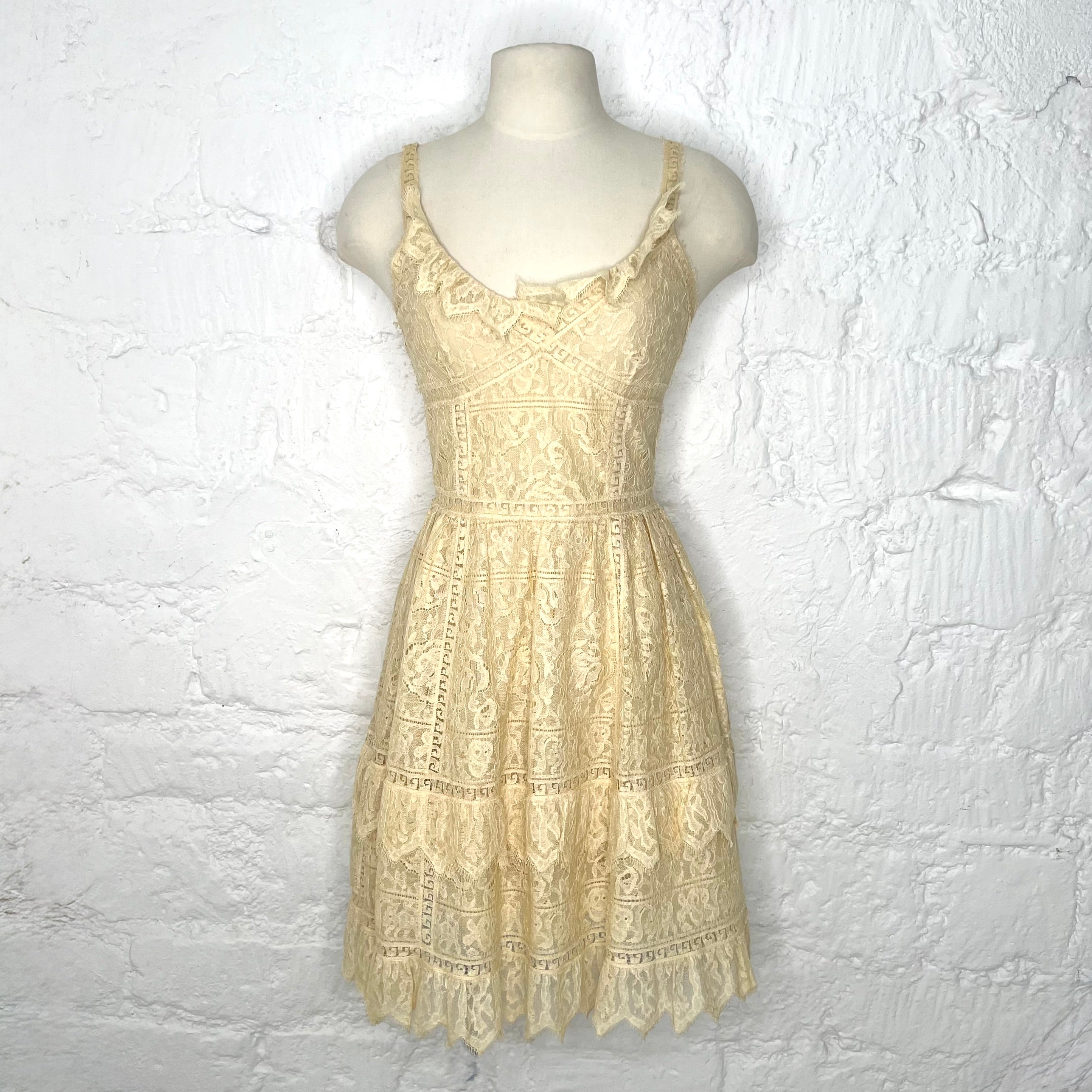 CHLOÉ - Long yellow strapless dress