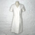 COURRÈGES - White short wrap dress