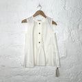 LEMAIRE - White sleeveless tank top