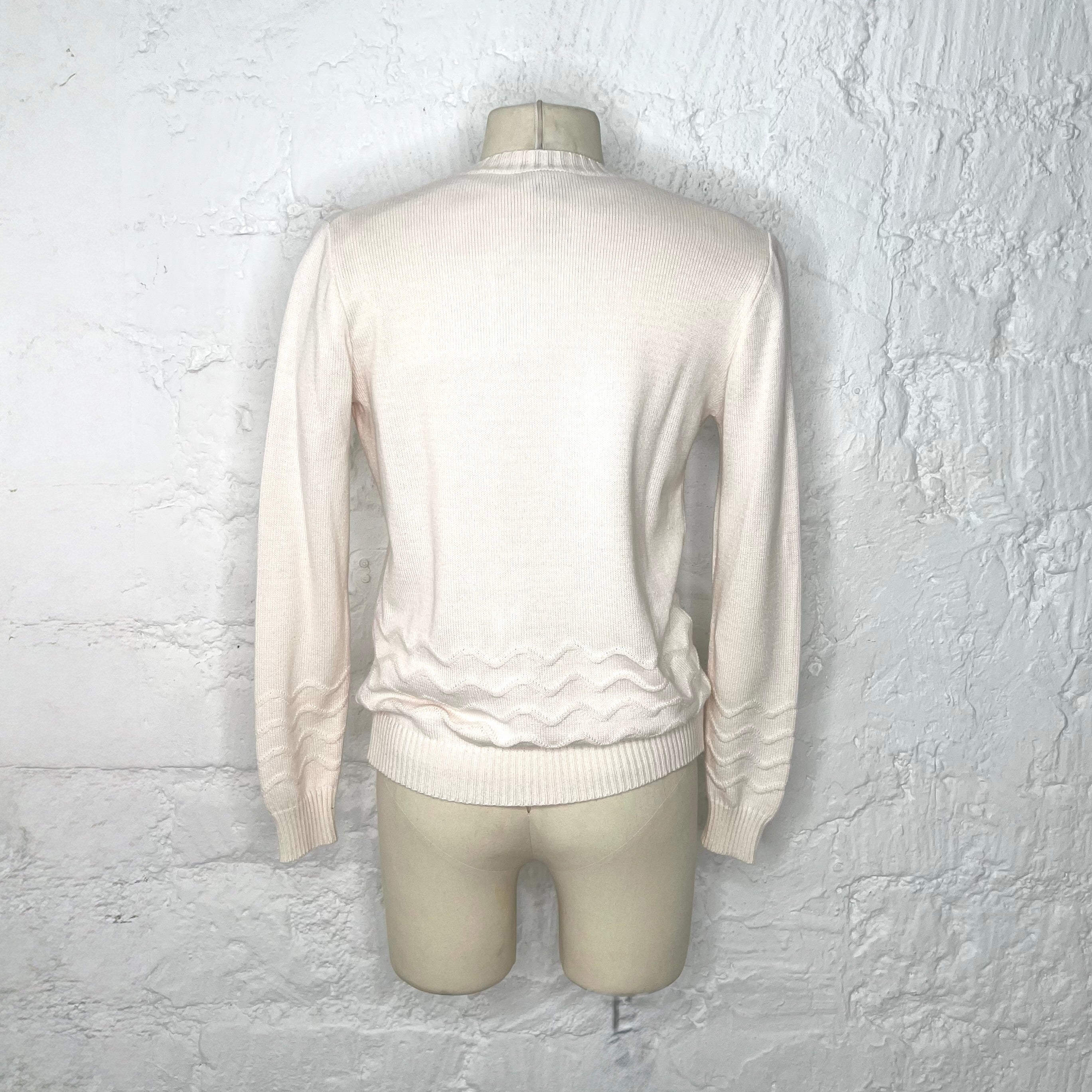 COURRÈGES - White double layer cardigan