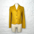 GALLIANO - Yellow tweed jacket