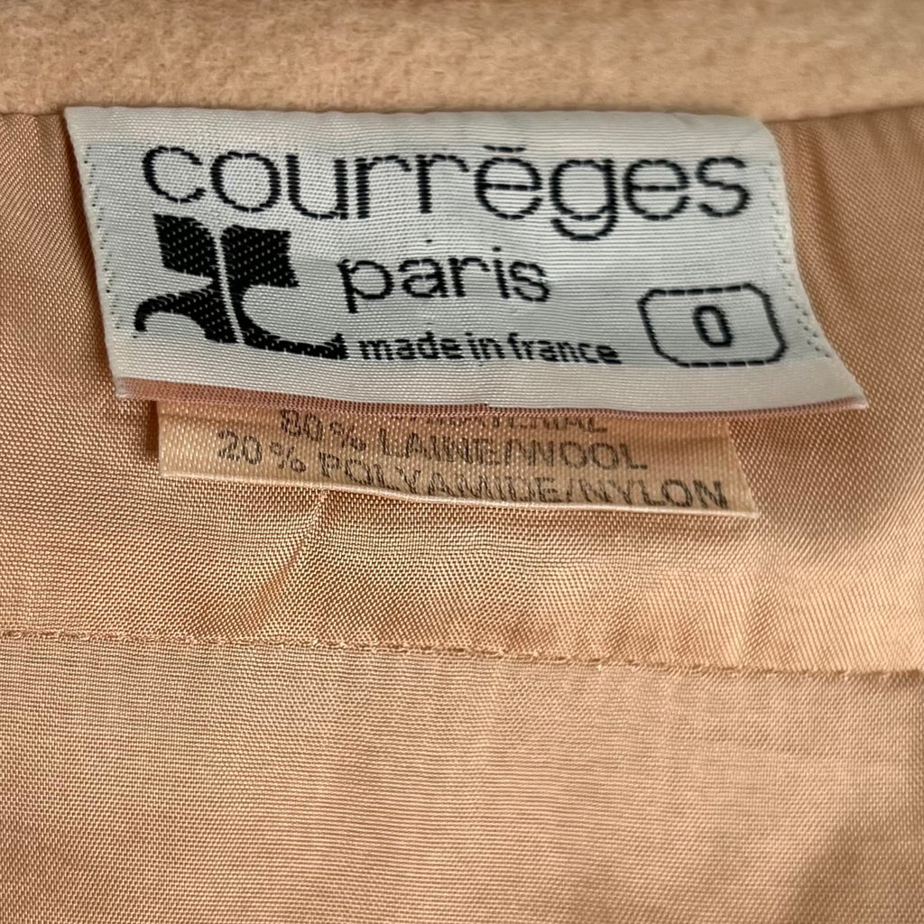 COURRÈGES - Beige structured set