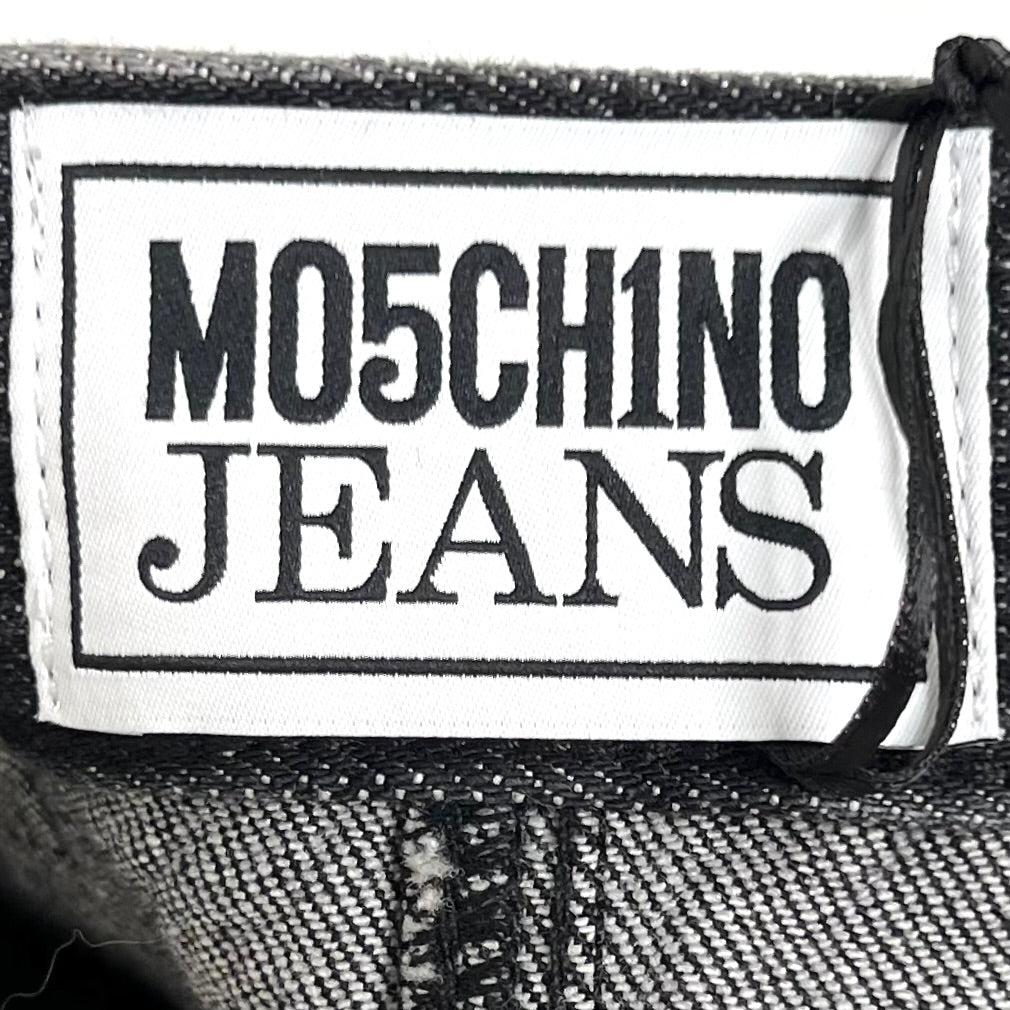 MOSCHINO - Anthracite grey denim dress