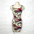 DOLCE & GABANNA - Straight sleeveless floral printed dress