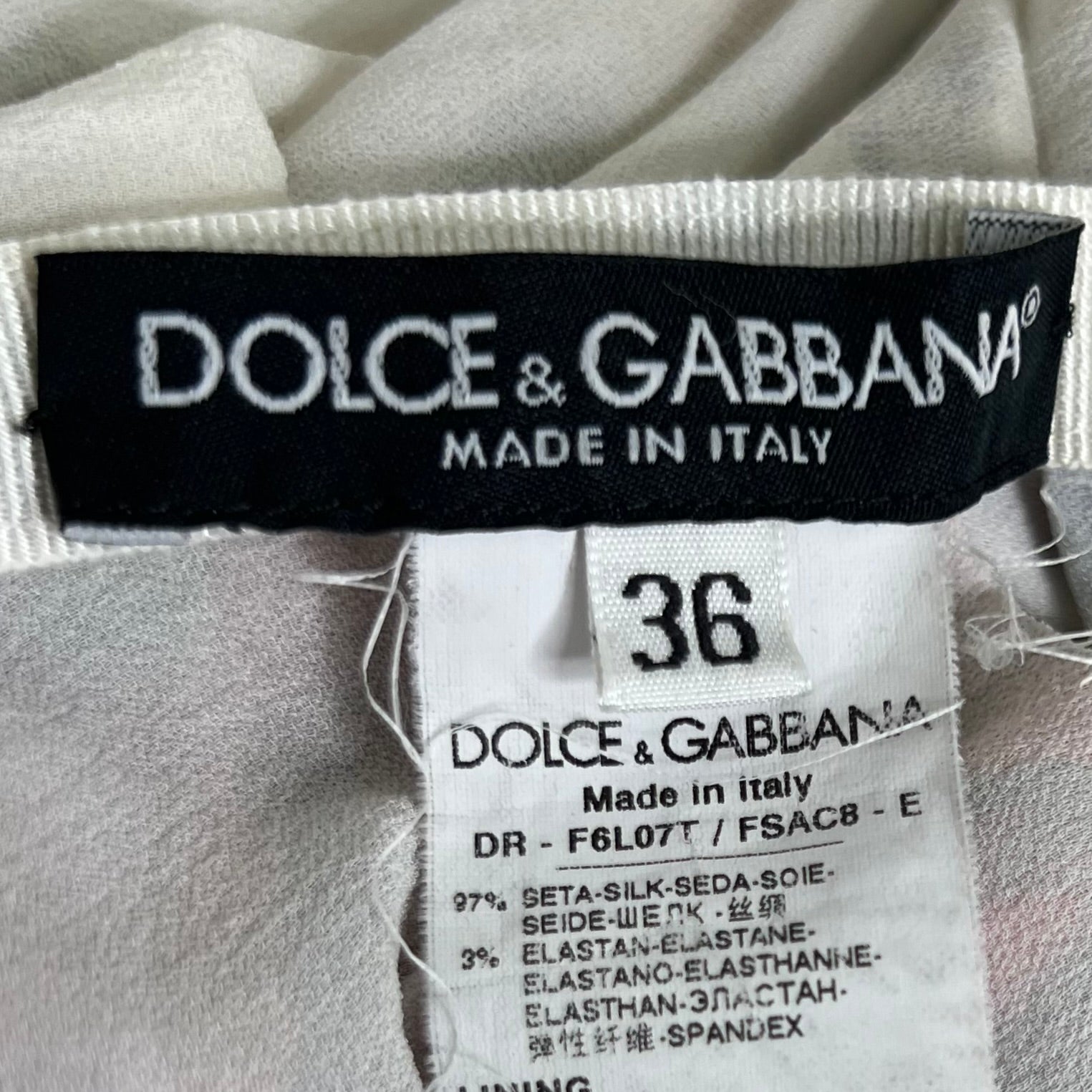 DOLCE & GABANNA - Straight sleeveless floral printed dress