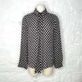 GUCCI - Black & white polka dot pattern shirt
