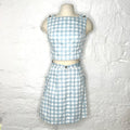 VERSUS - Blue & white checkered set
