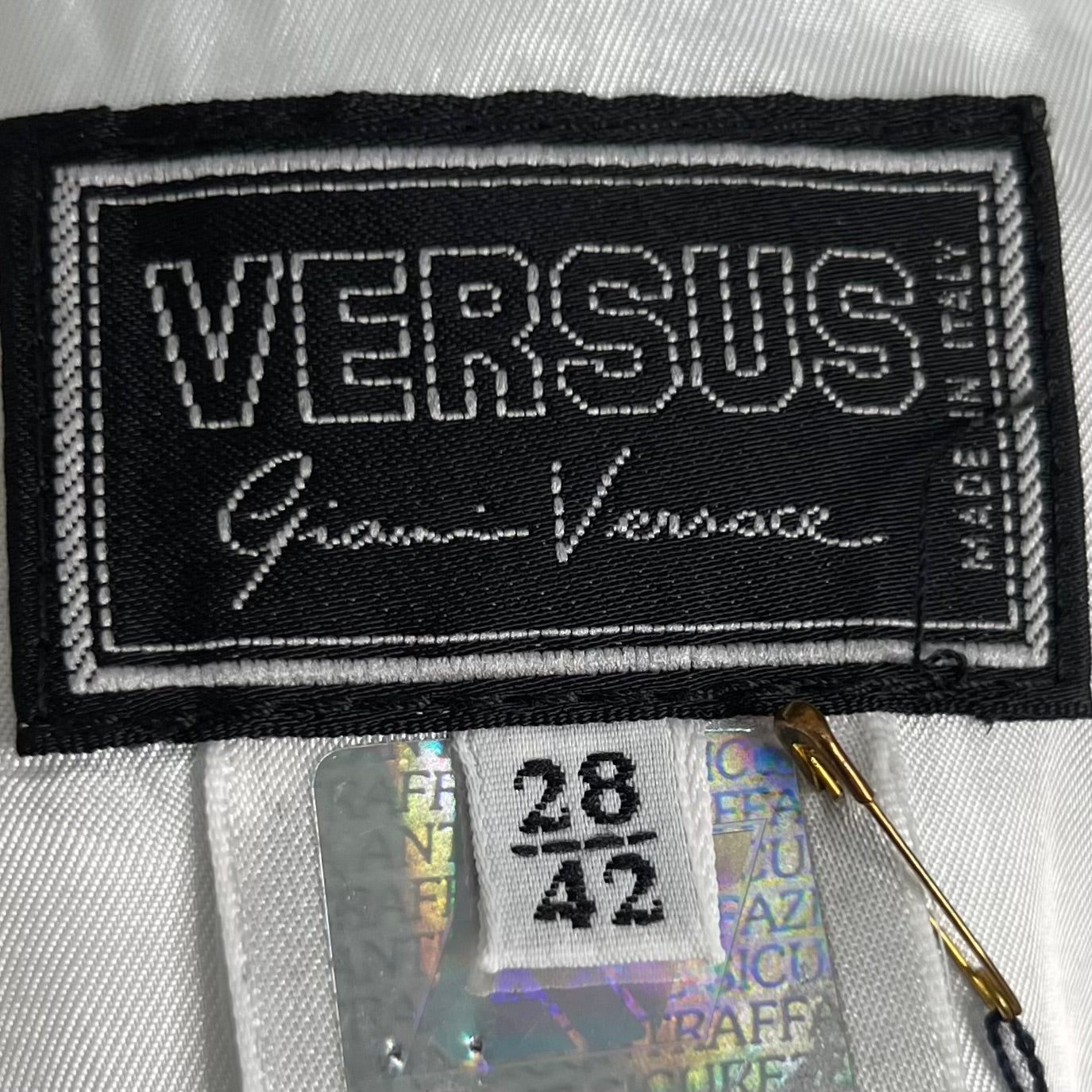 VERSUS - Blue & white checkered set