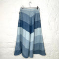 ZIMMERMANN - Blue denim midi long skirt