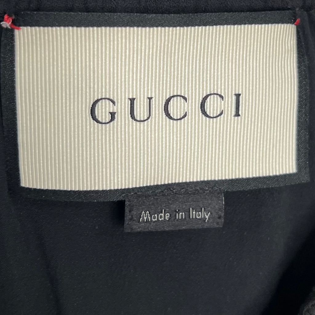 GUCCI - Black pleated maxi skirt