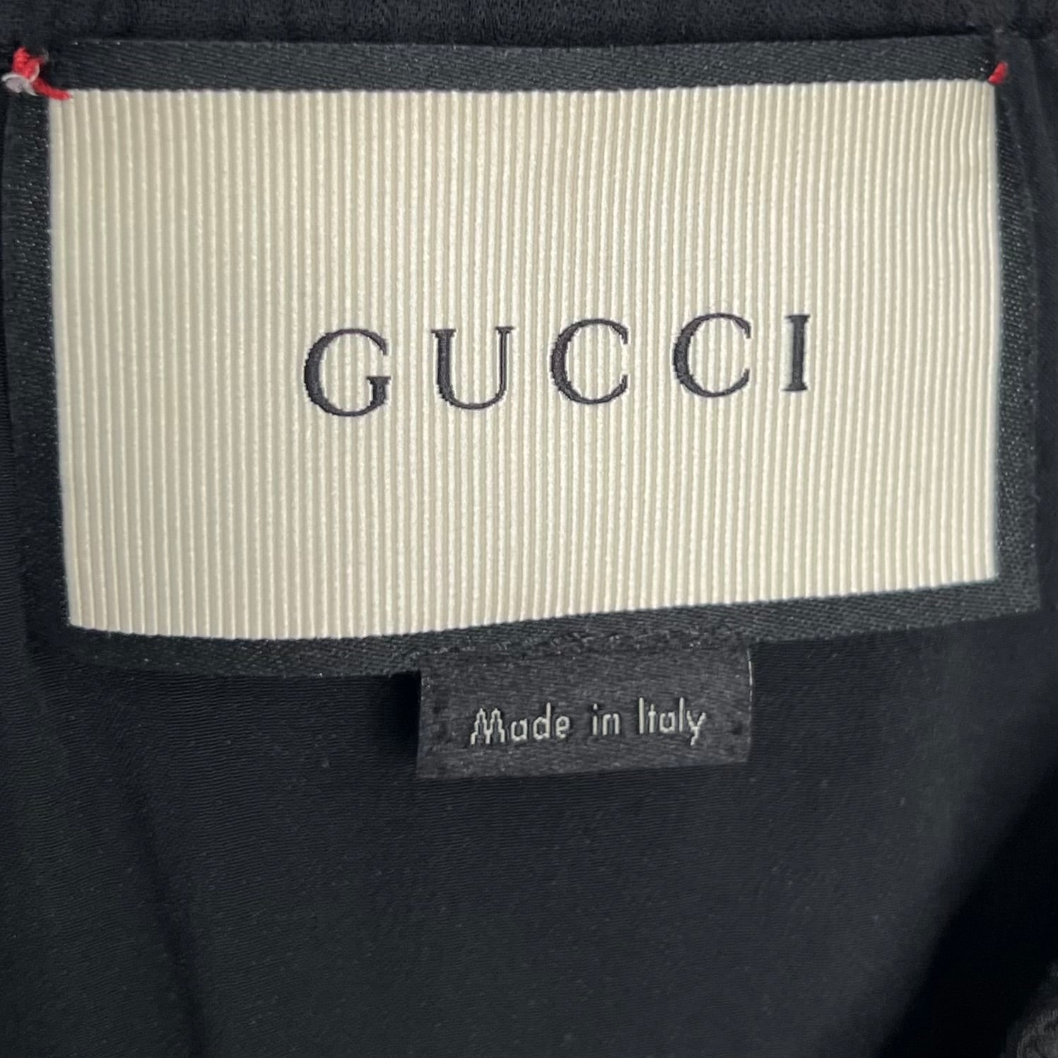 GUCCI - Black pleated maxi skirt