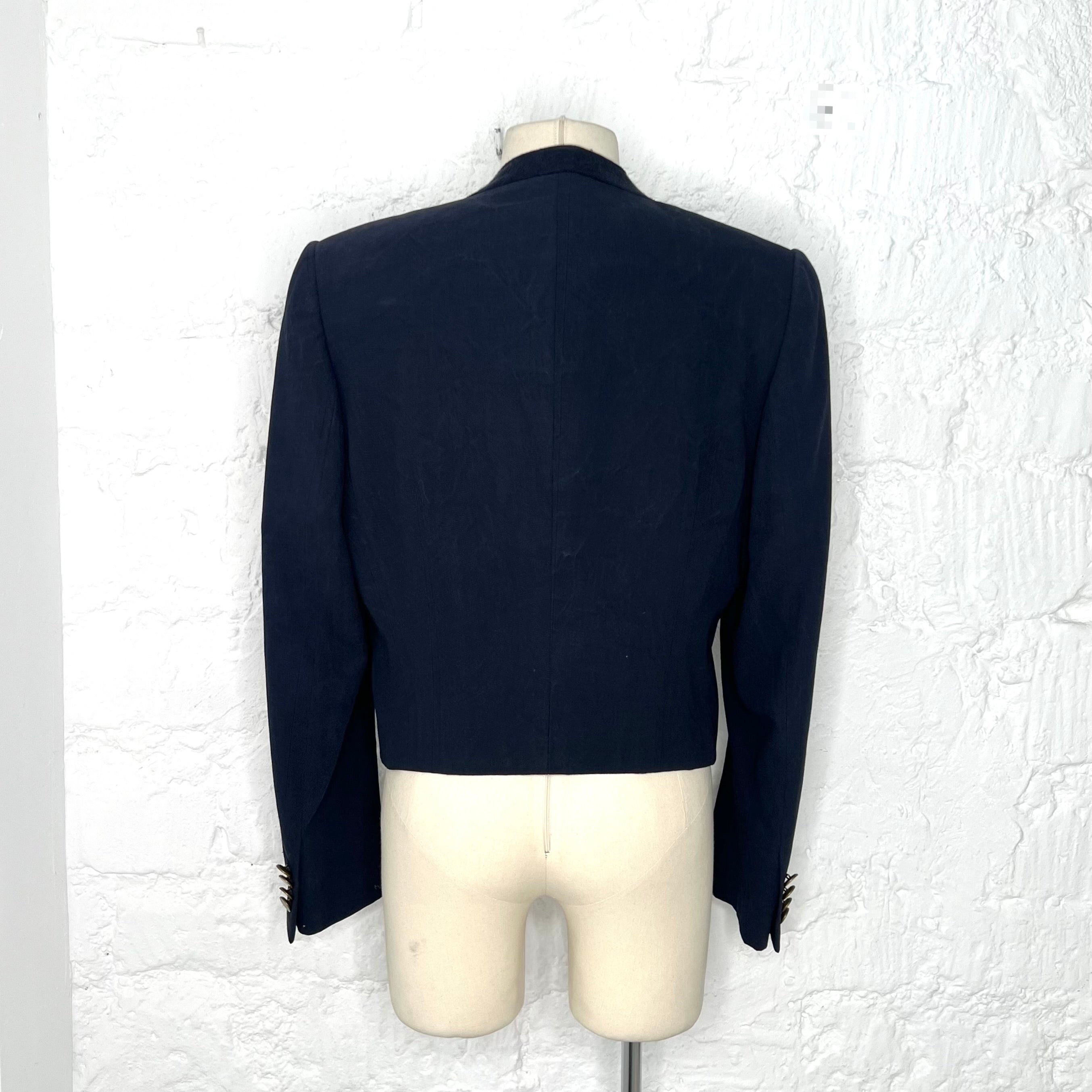 LANVIN - Navy blue tailored jacket