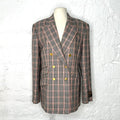 GUCCI - Pink & Grey Prince of Wales check jacket
