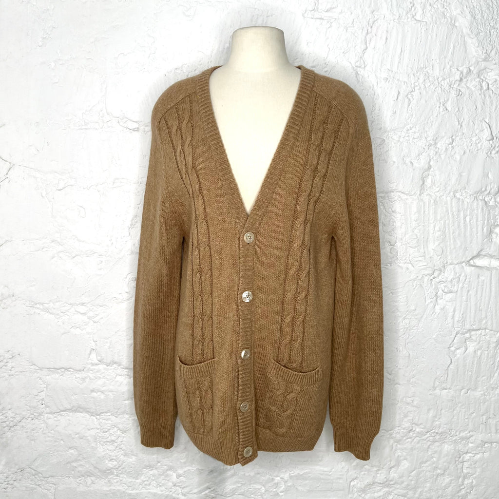 GUCCI - Brown wool cardigan