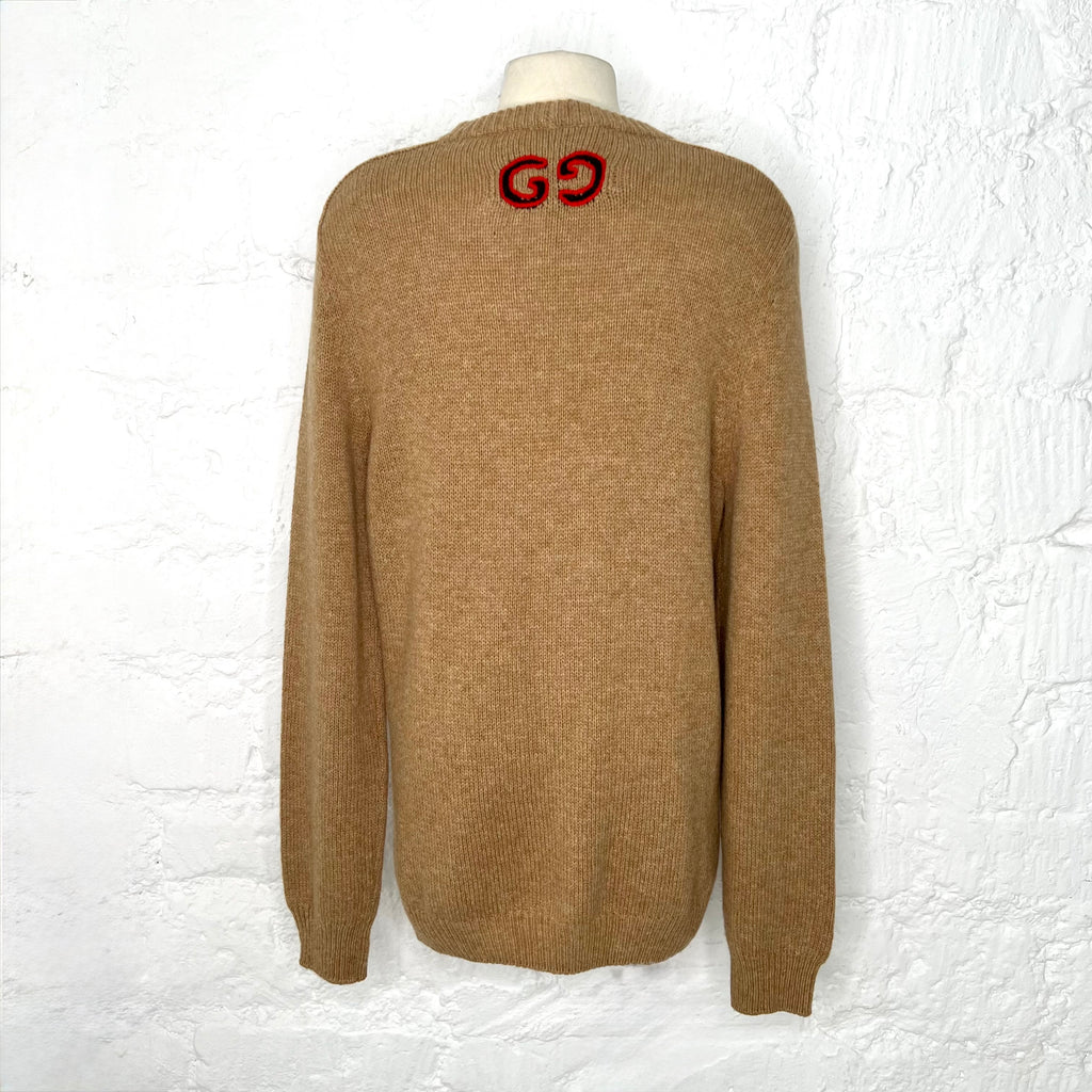 GUCCI - Brown wool cardigan