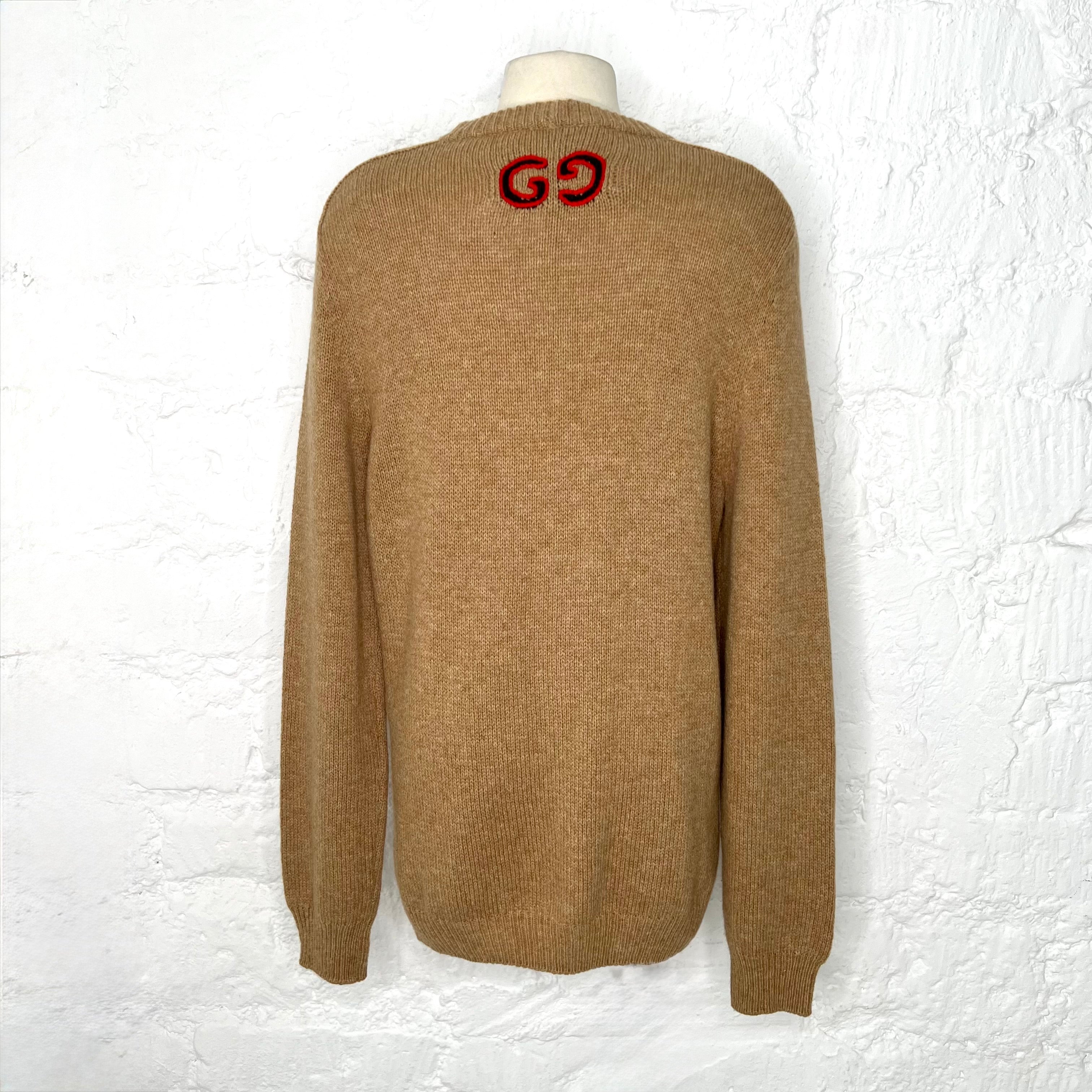 GUCCI - Brown wool cardigan