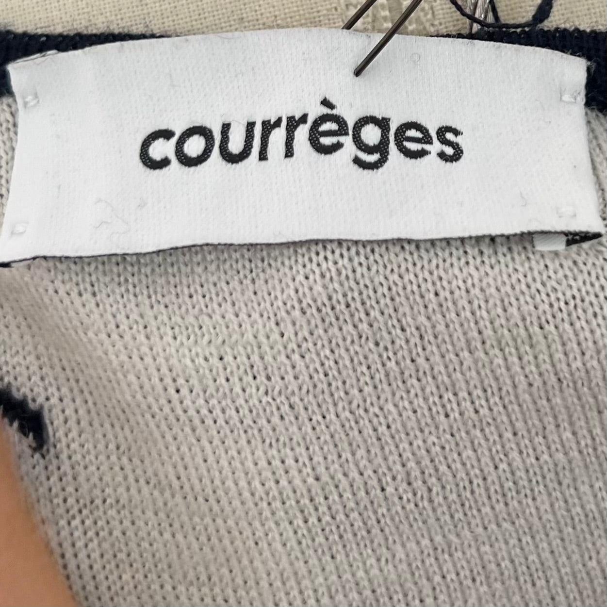 COURRÈGES - Navy blue middle dress