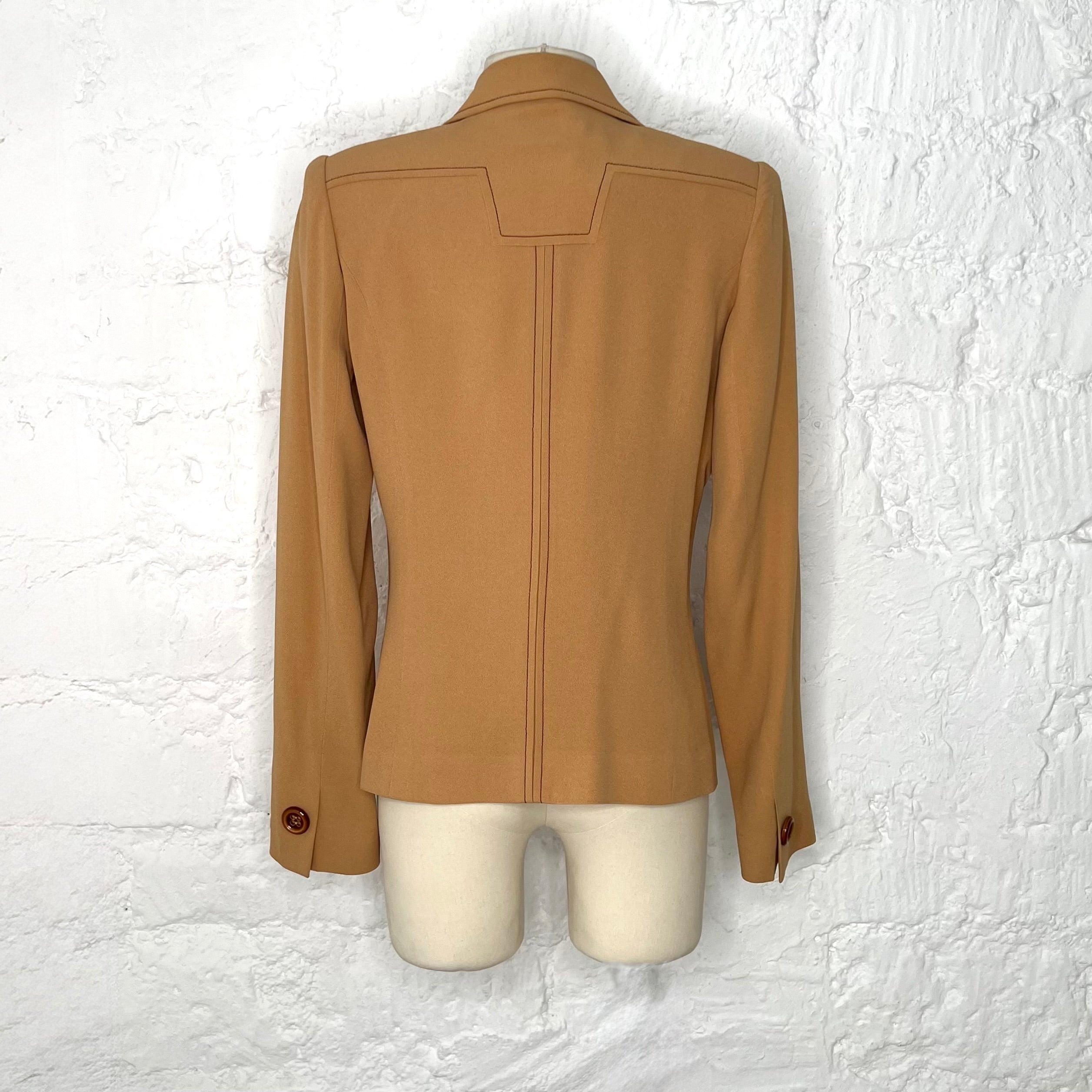 PACO RABANNE - Brown camel 80's style set