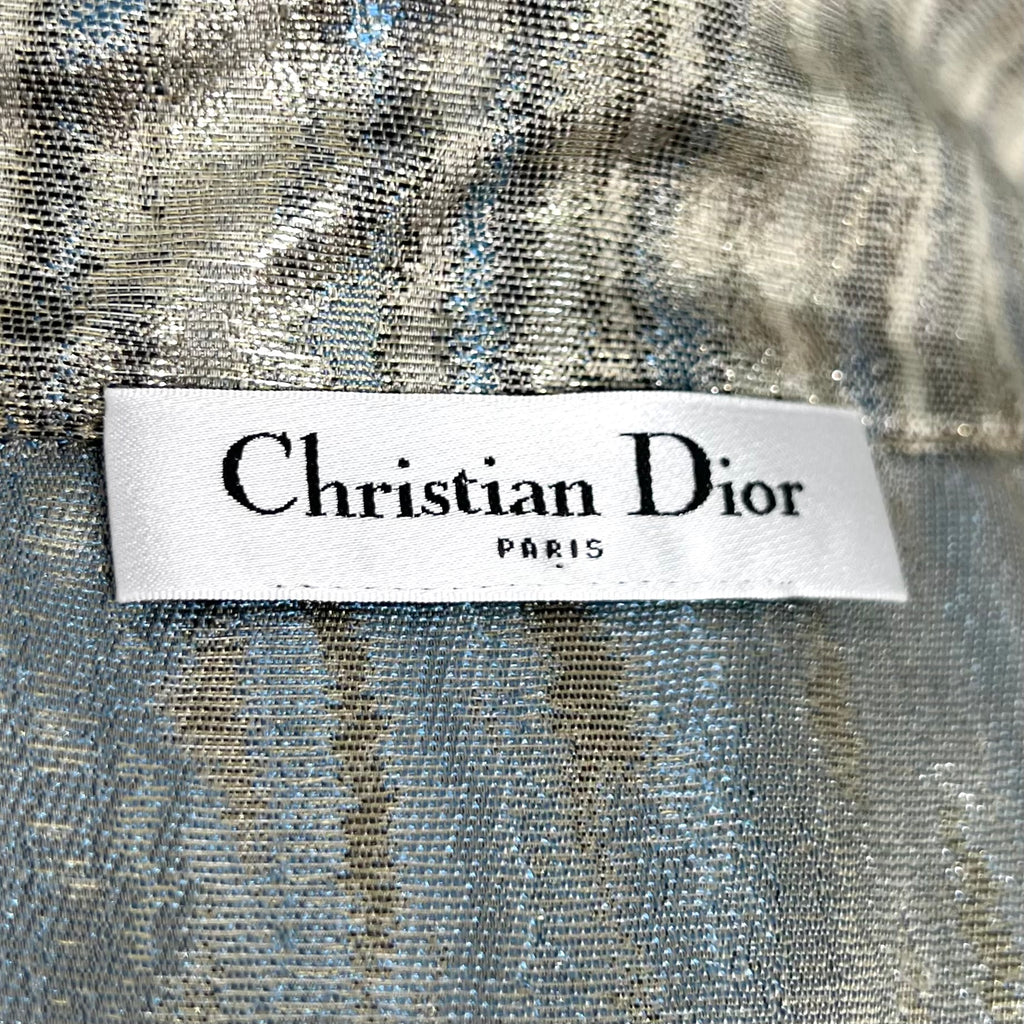 CHRISTIAN DIOR - Blue sand lurex pyjama