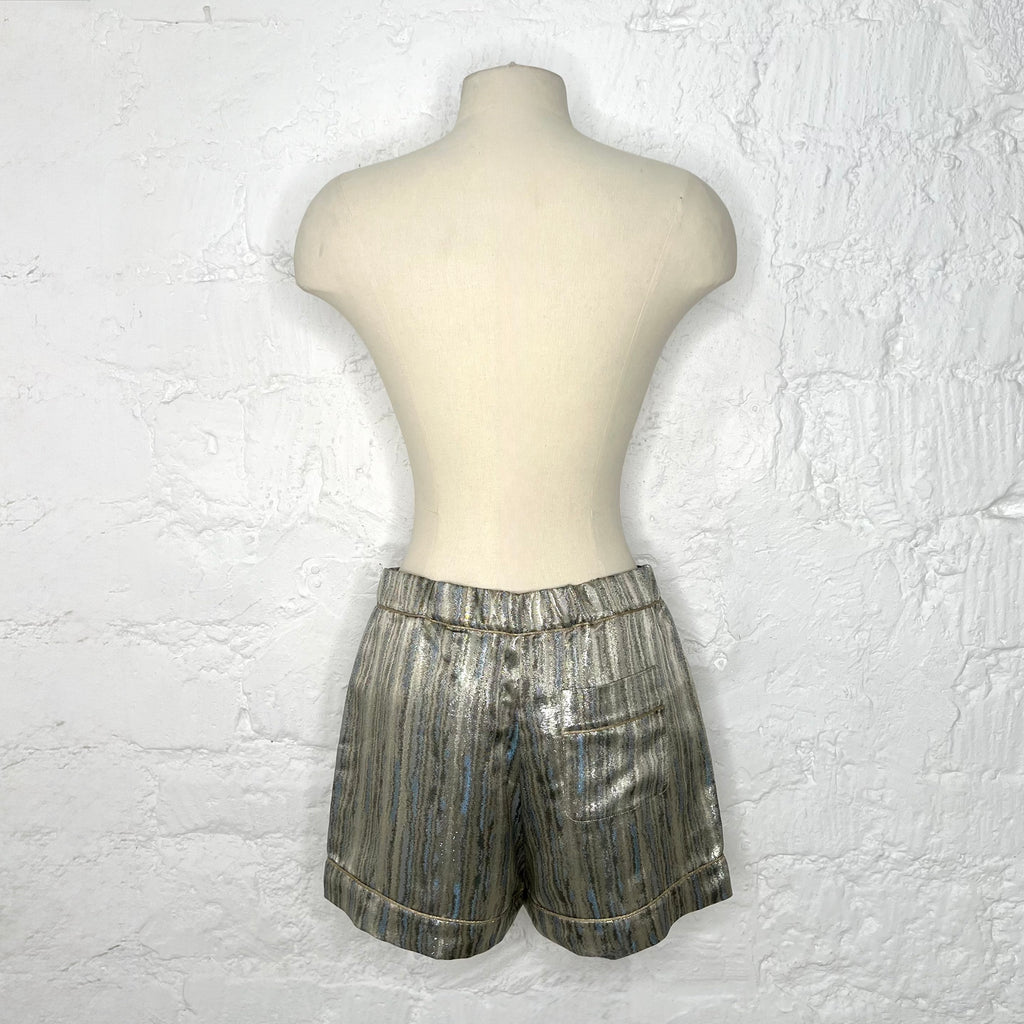 CHRISTIAN DIOR - Blue sand lurex pyjama