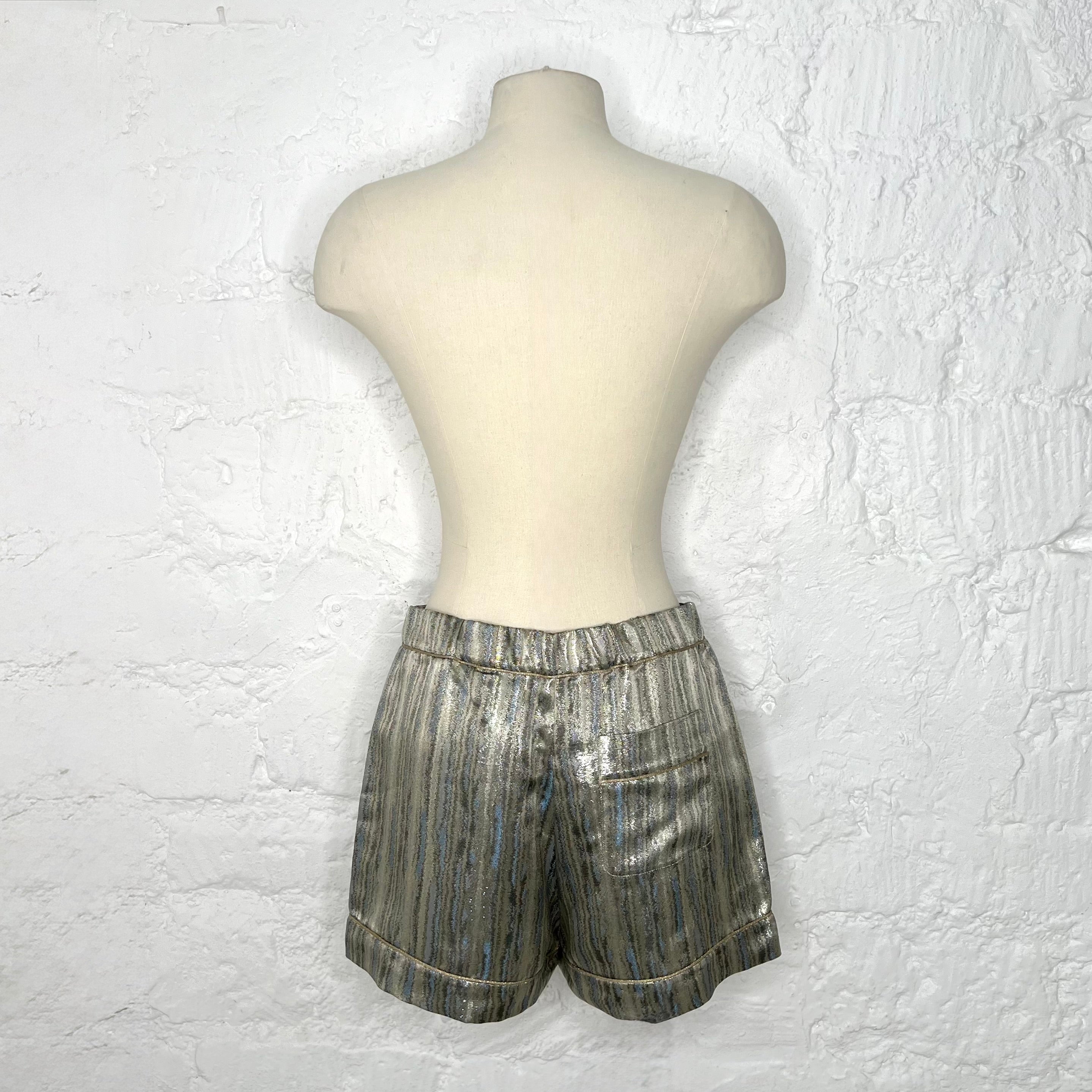 CHRISTIAN DIOR - Blue sand lurex pyjama