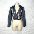 CHRISTIAN DIOR - Blue denim with white stripes jacket