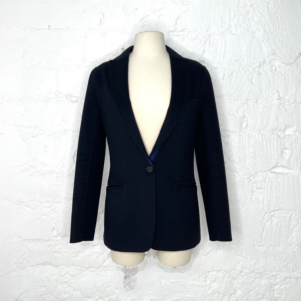 CHRISTIAN DIOR - Dark navy blue blazer