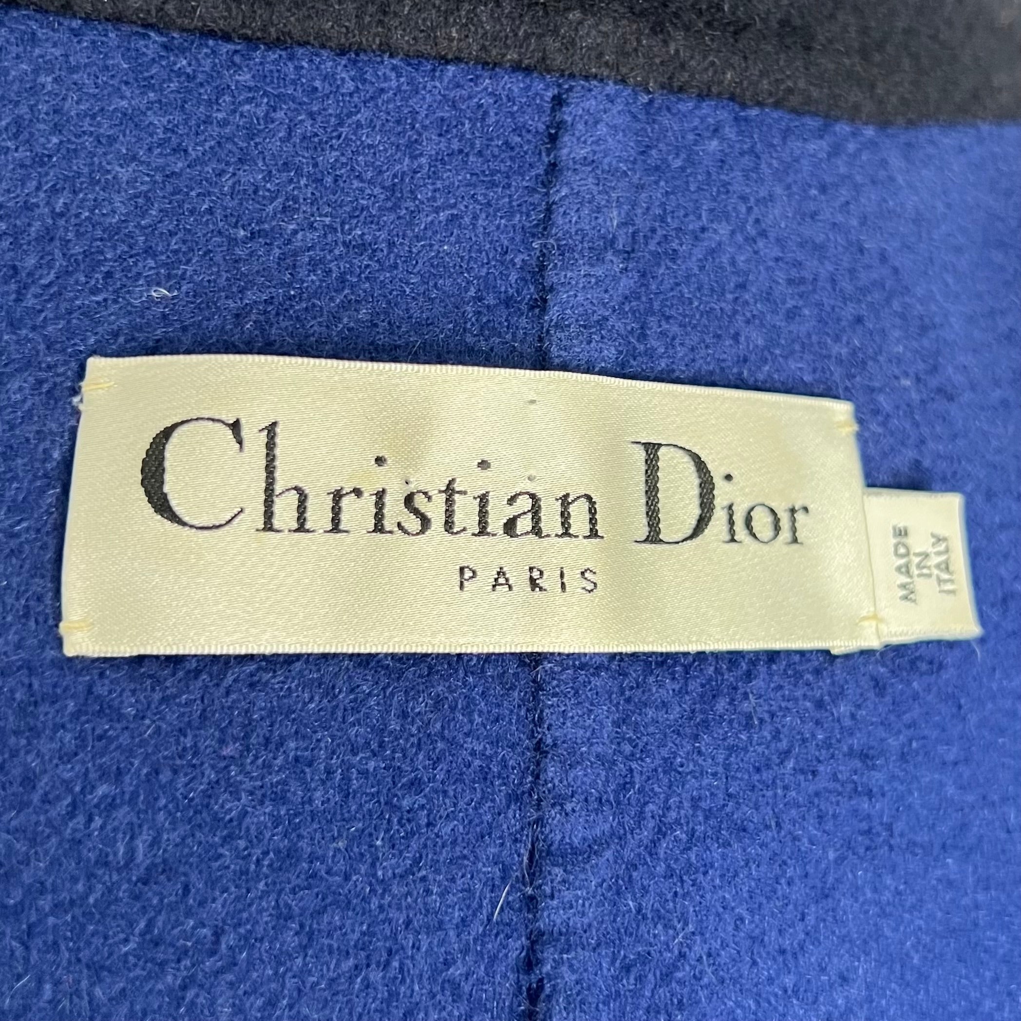 CHRISTIAN DIOR - Dark navy blue blazer
