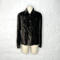 CHRISTIAN DIOR - Brown velvet worker jacket