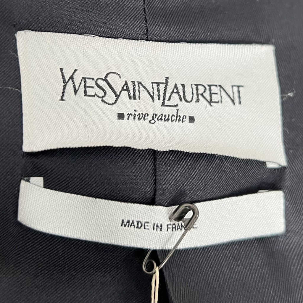 YVES SAINT LAURENT - Black classic military jacket