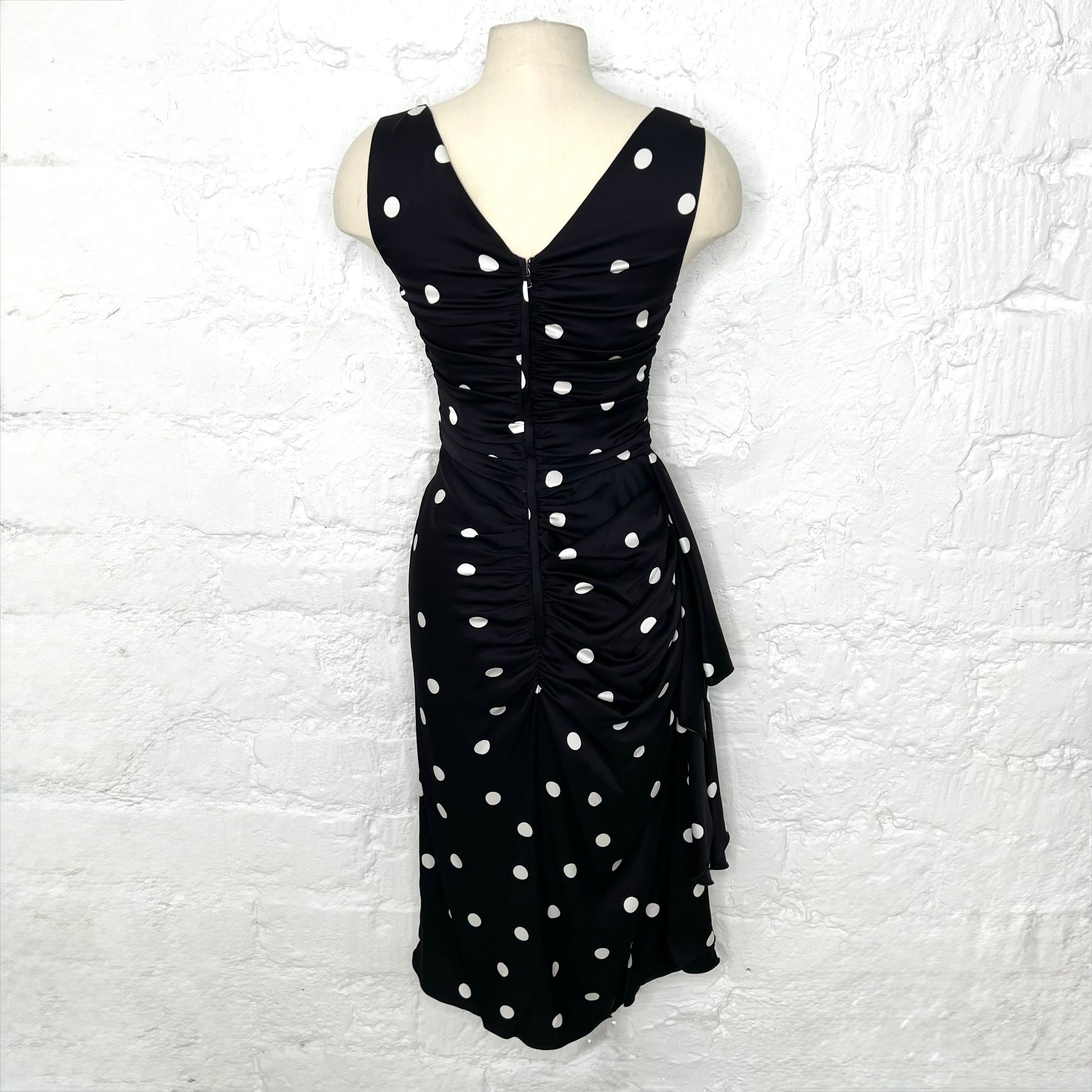 DOLCE & GABANNA - Polka dot cocktail dress