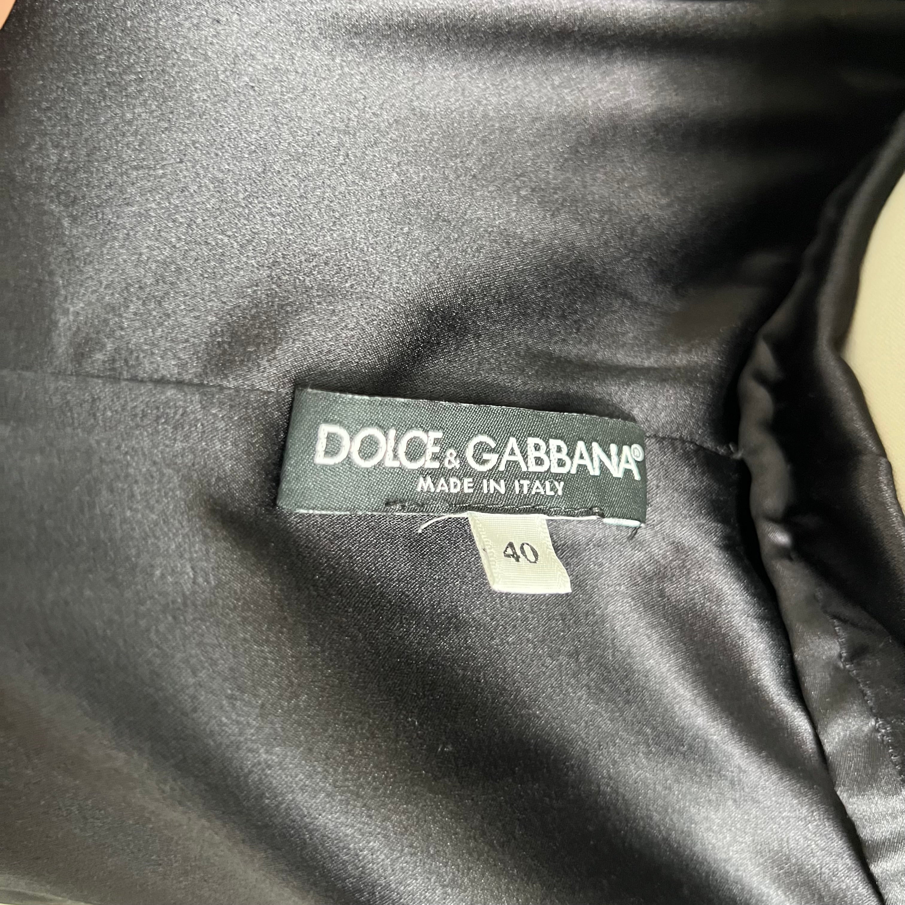 DOLCE & GABANNA - Polka dot cocktail dress