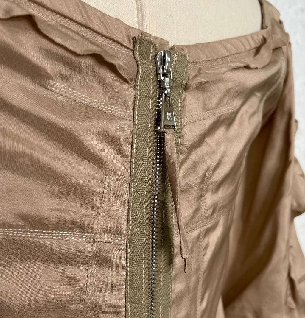 LOUIS VUITTON - Beige sand drapped dress