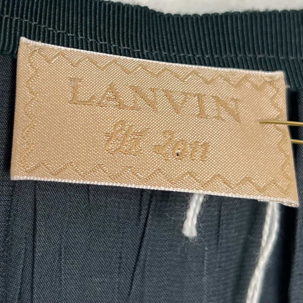LANVIN - Navy pleated top
