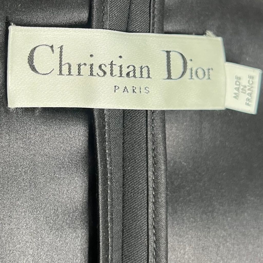 CHRISTIAN DIOR - Black double-breasted bar jacket