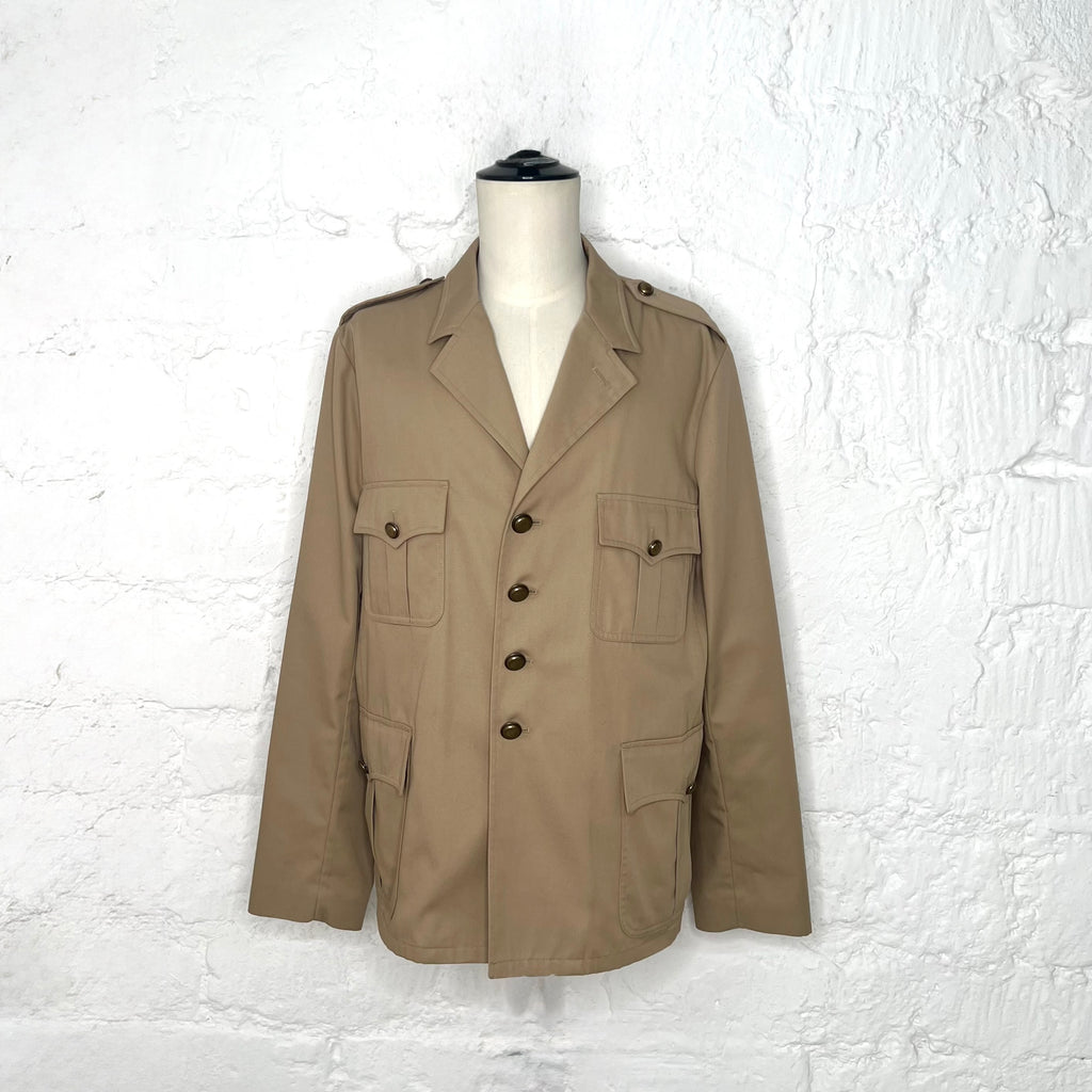 YVES SAINT-LAURENT - Camel sand safari jacket