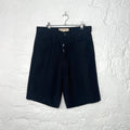 MARNI - Dark navy wide leg short