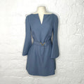 VALENTINO - Blue belted shift dress