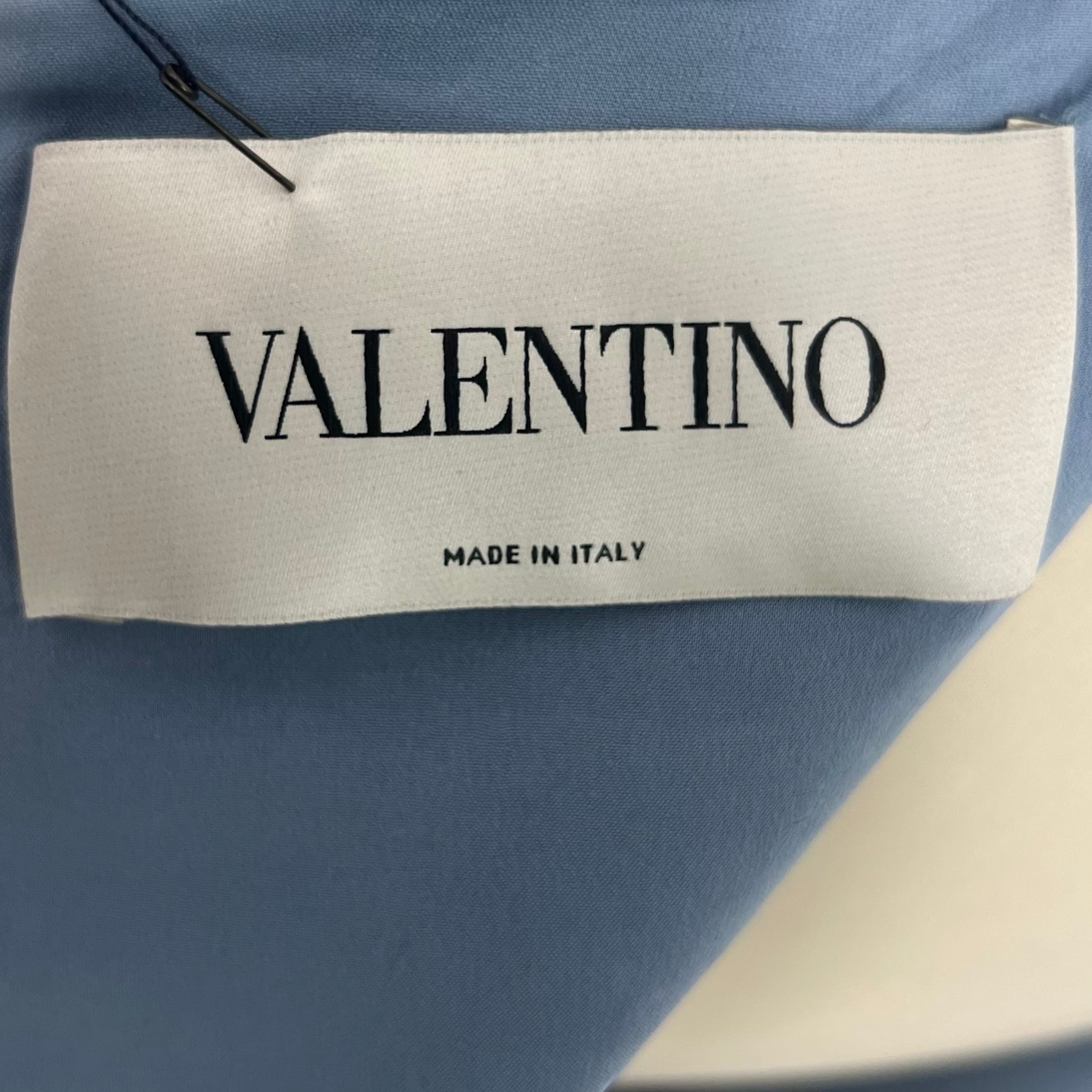VALENTINO - Blue belted shift dress