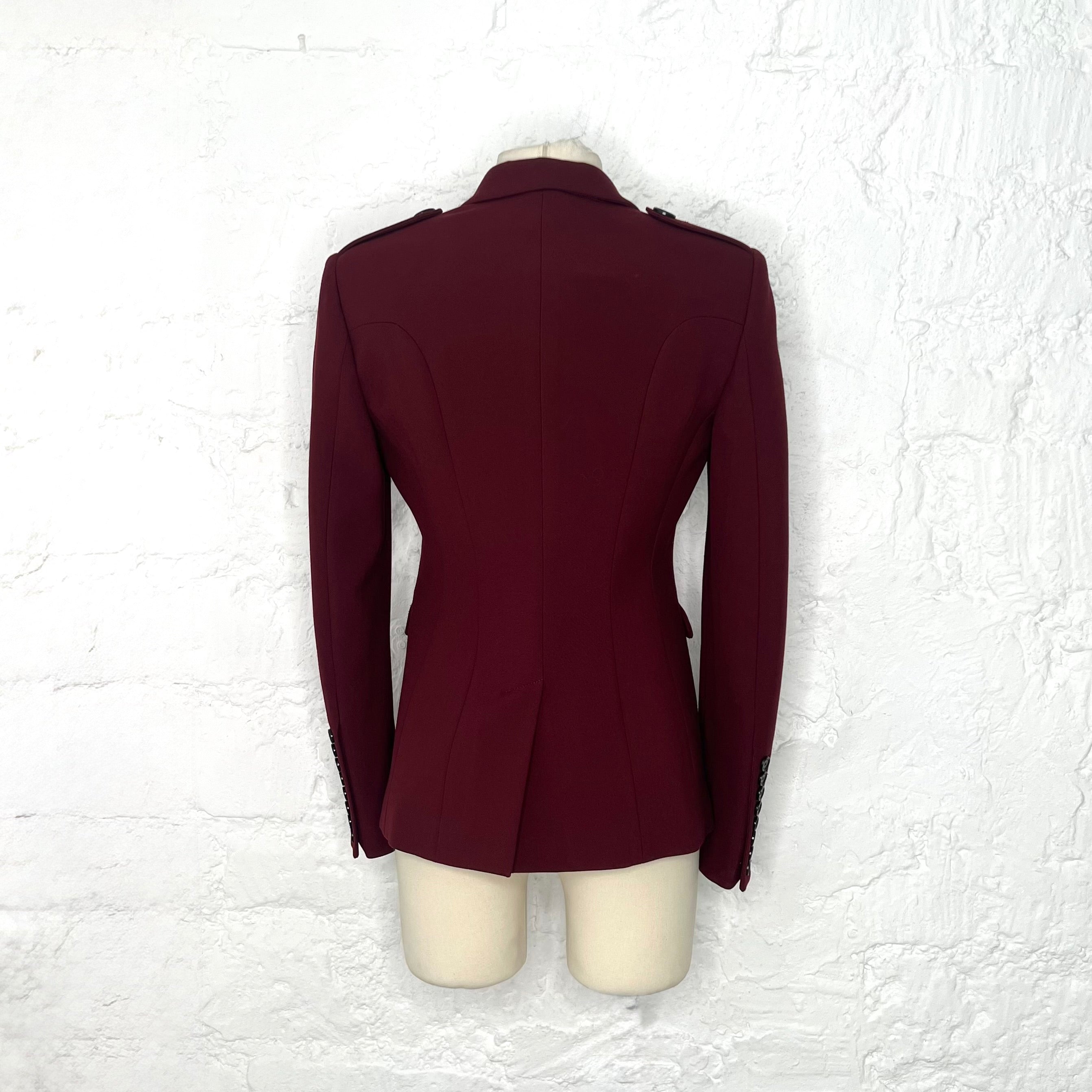 BURBERRY - Burgundy london blazer