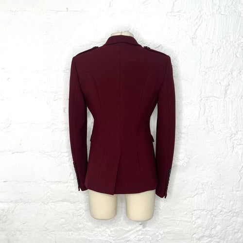 BURBERRY - Burgundy london blazer