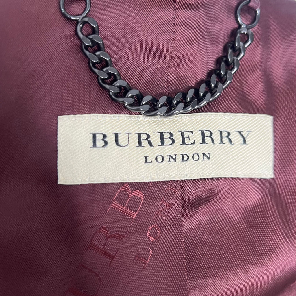 BURBERRY - Burgundy london blazer