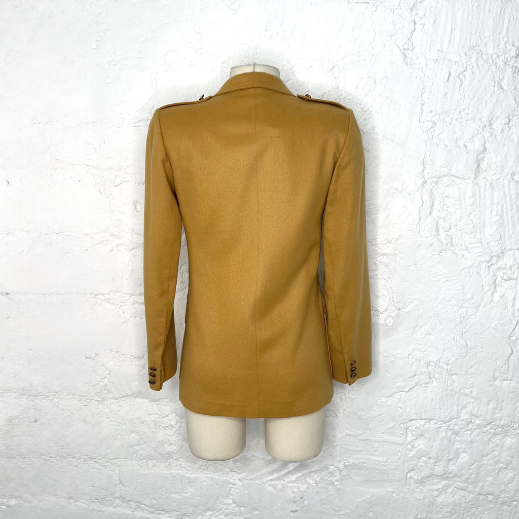 TED LAPIDUS - Camel jacquard blazer