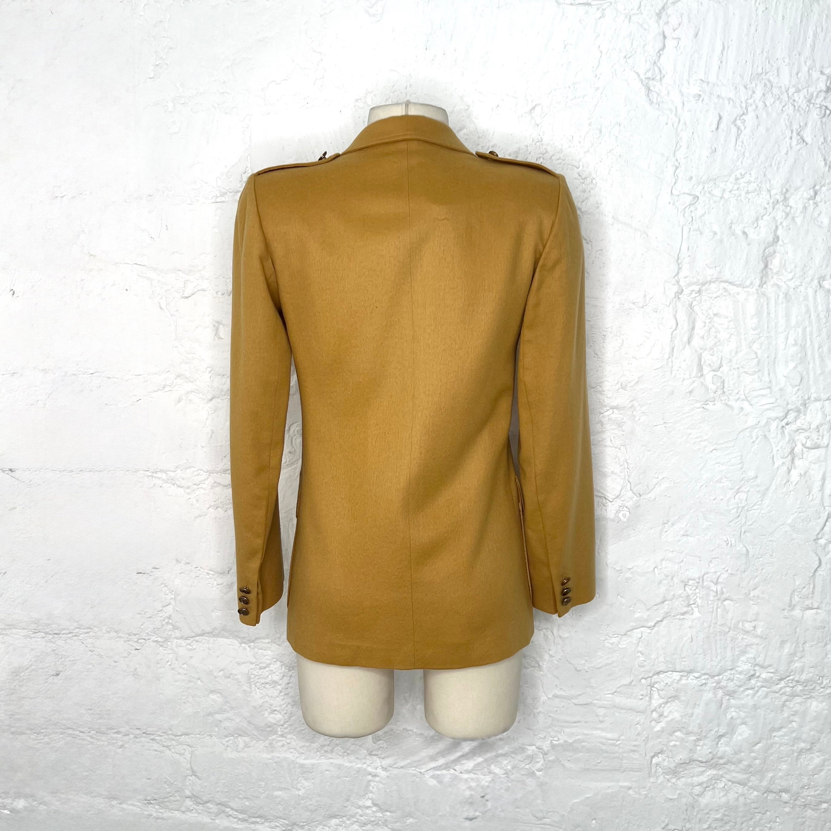 TED LAPIDUS - Camel jacquard blazer