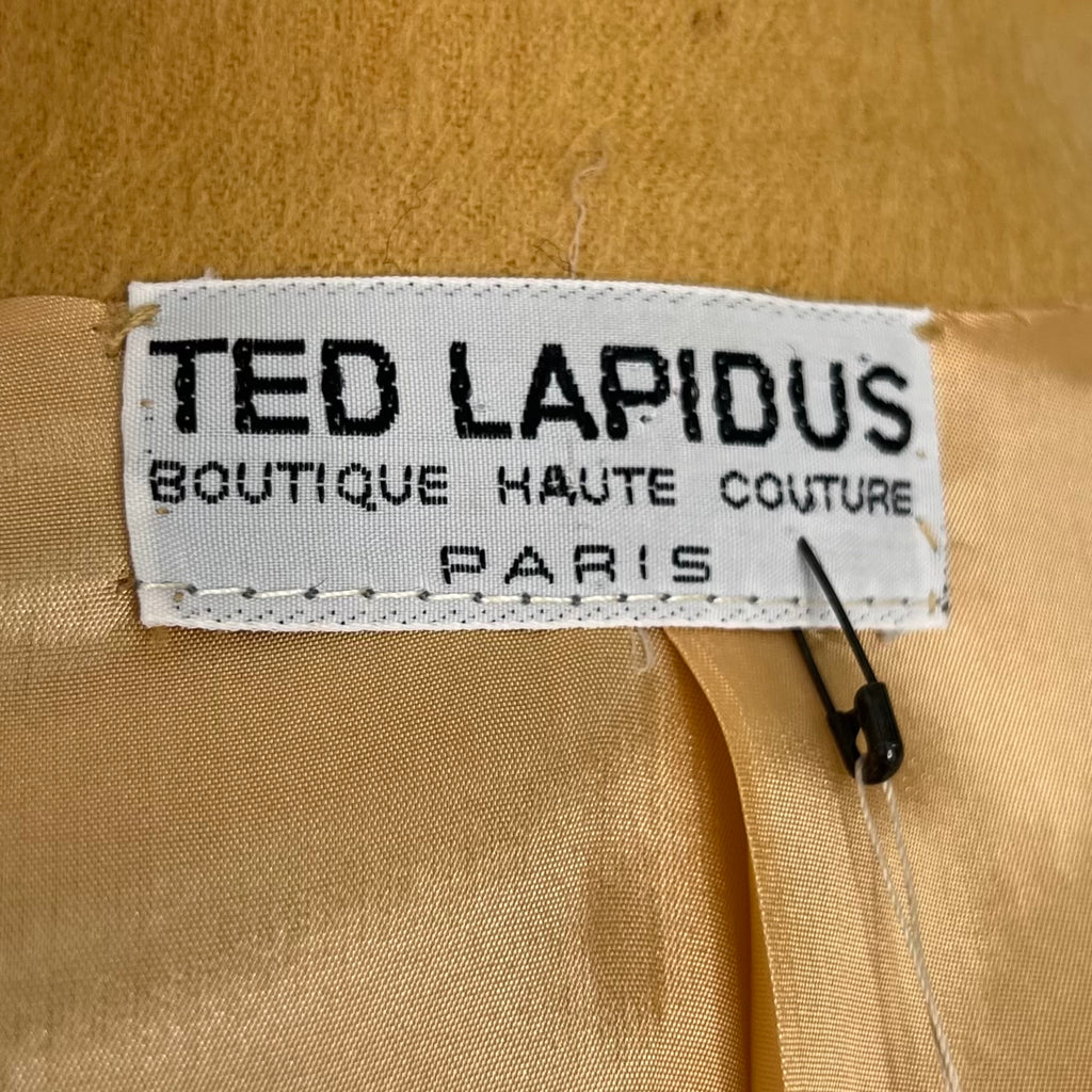 TED LAPIDUS - Camel jacquard blazer