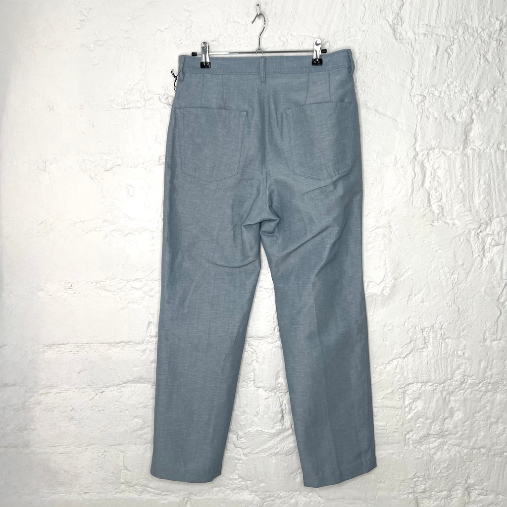 LANVIN - Blue wide leg pant